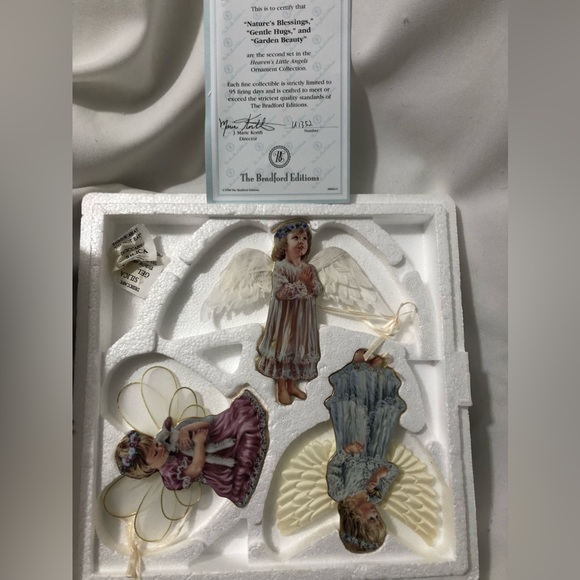 Angel hanging ornaments. The Bradford Editions 1998. - Picture 1 of 5